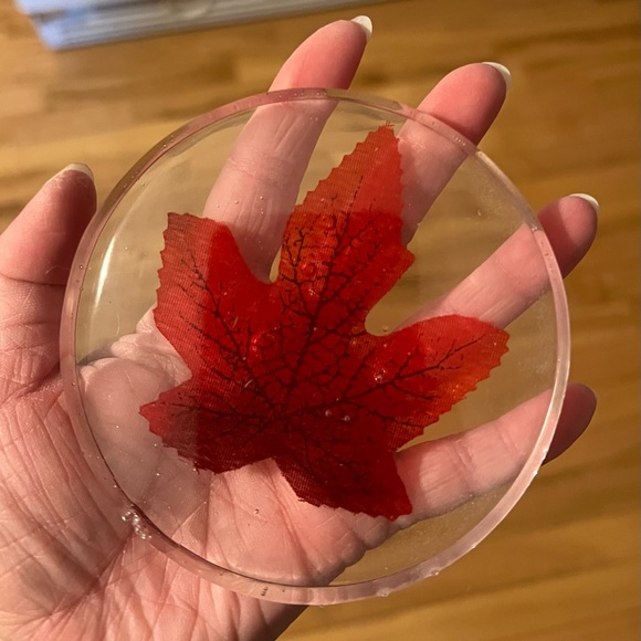 Fall leaf coasters - Picture 2 of 4